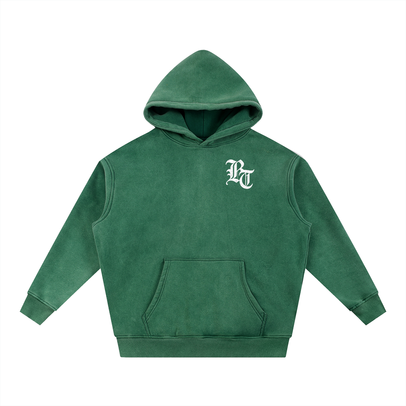 Snow Wash Fleece Oversize Hoodie