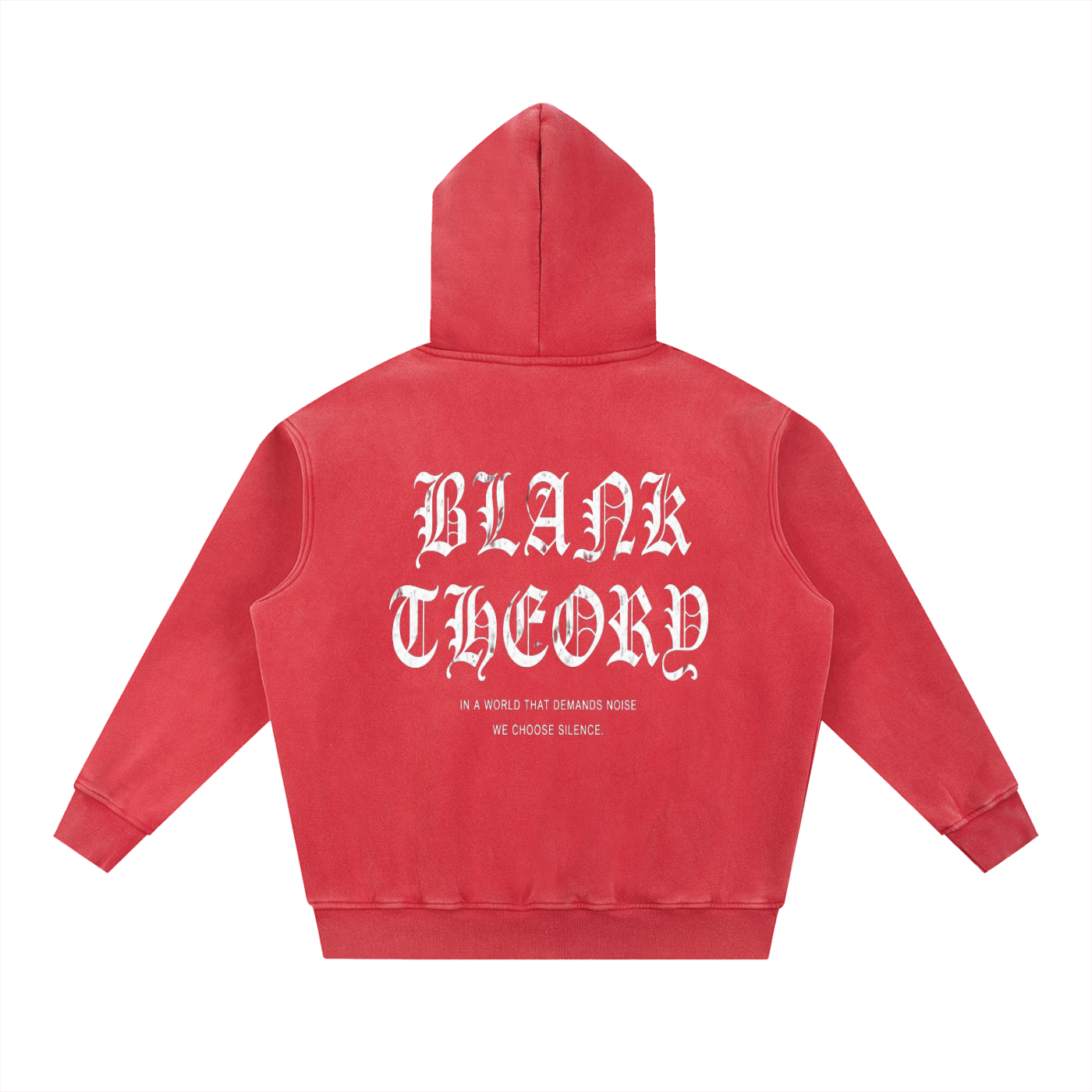 Snow Wash Fleece Oversize Hoodie