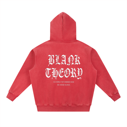 Snow Wash Fleece Oversize Hoodie