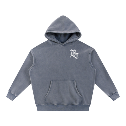 Snow Wash Fleece Oversize Hoodie