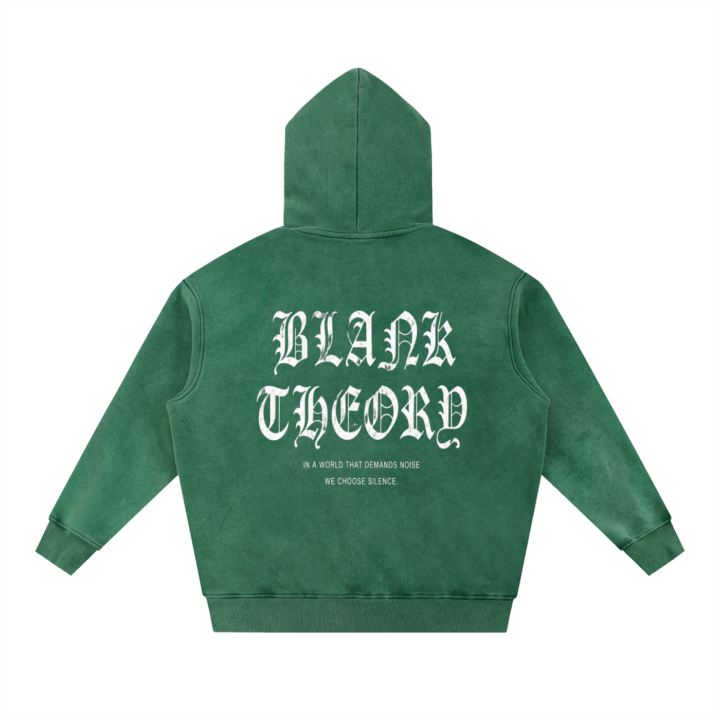 Snow Wash Fleece Oversize Hoodie