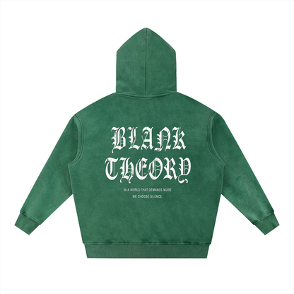 Snow Wash Fleece Oversize Hoodie