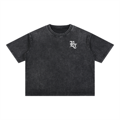 Mineral Wash Boxy Cotton T-Shirt