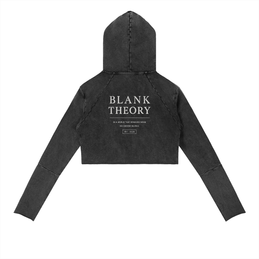 Vintage Washed Raw Edge Hoodie