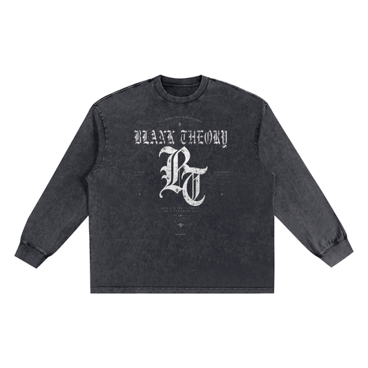 Snow Washed Frayed Edge T-Shirt